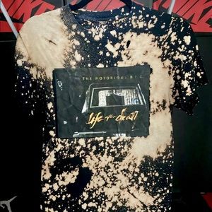 THE NOTORIOUS B.I.G LIFE AFTER DEATH TIE DYE SHIRT